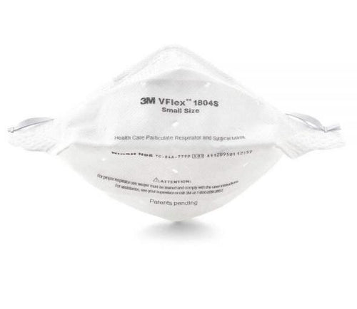 Face Mask - 3M VFLEX N95 Model 1804S - 1 Box Of 50 Masks - NIOSH Approved