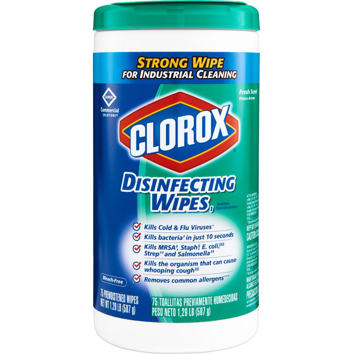 480 Clorox® Disinfecting Wipes - 6 canisters of 75 wipes - Fresh Scent - FREE SHIPPING