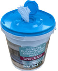 6 Buckets of 300 Vega/Carmel Disinfecting Wipes - 1800 Wipes