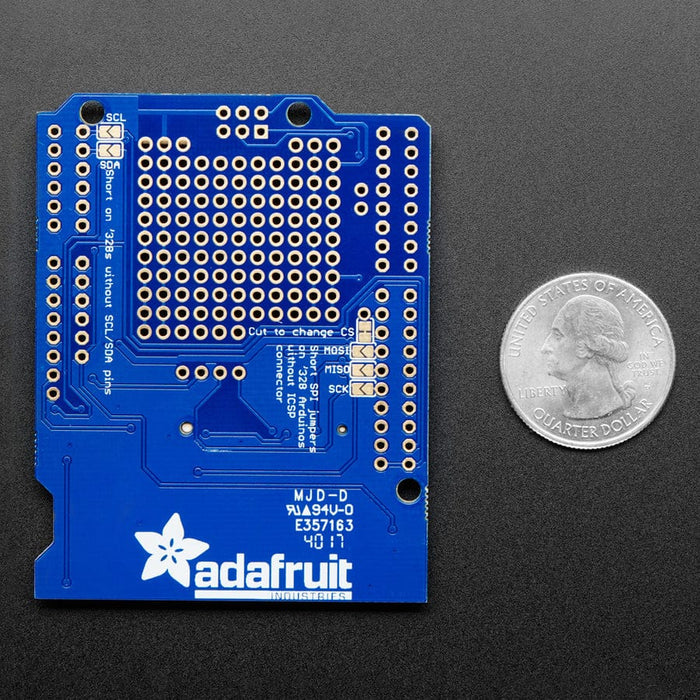 Adafruit Assembled Data Logging Shield for Arduino by Adafruit - The Pi Hut