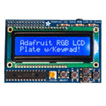 Adafruit Blue&White 16 x 2 LCD+Keypad Kit for Raspberry Pi by Adafruit - The Pi Hut