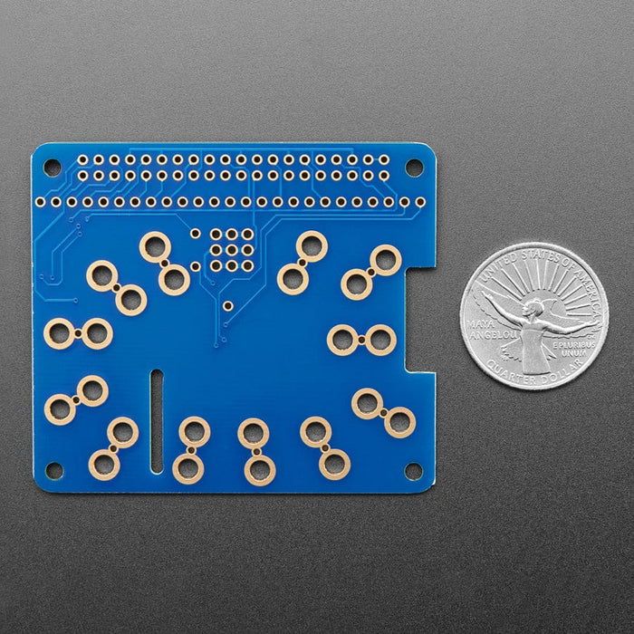 Adafruit Capacitive Touch HAT for Raspberry Pi - Mini Kit - MPR121 by Adafruit - The Pi Hut