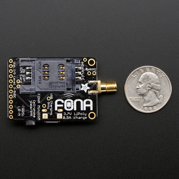 Adafruit FONA - Mini Cellular GSM Breakout - SMA Version (v1) [Discontinued] by Adafruit - The Pi Hut