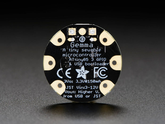 Adafruit GEMMA v2 - Miniature wearable electronic platform [Discontinued] by Adafruit - The Pi Hut