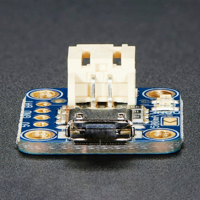 Adafruit Micro-Lipo Charger for LiPo/LiIon Batt w/MicroUSB Jack (v1) by Adafruit - The Pi Hut