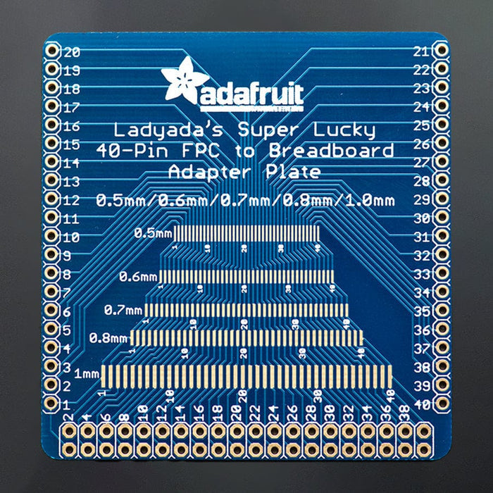 Adafruit Multi-pitch FPC Adapter - 40 Pin 0.5/0.6/0.7/0.8/1.0mm by Adafruit - The Pi Hut