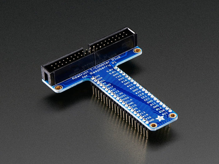 Adafruit Pi T-Cobbler Plus Kit Breakout for 2x20 Raspberry Pi (A+, B+, Pi 2, Pi 3, Pi 4, Zero) [discontinued] by Adafruit - The Pi Hut