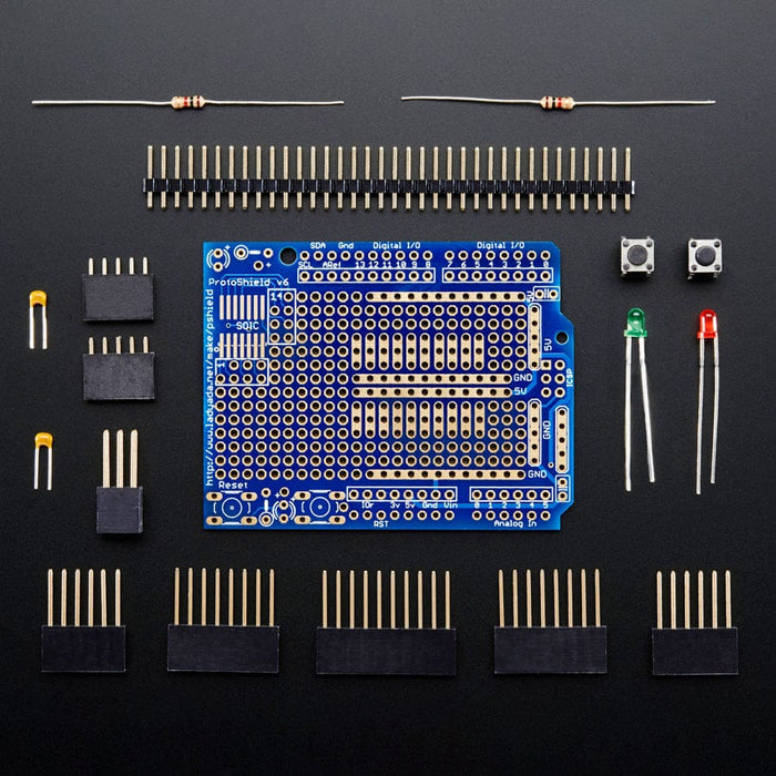 Adafruit Proto Shield for Arduino Unassembled Kit - Stackable (Version R3) by Adafruit - The Pi Hut