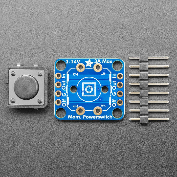Adafruit Push-button Power Switch Breakout by Adafruit - The Pi Hut
