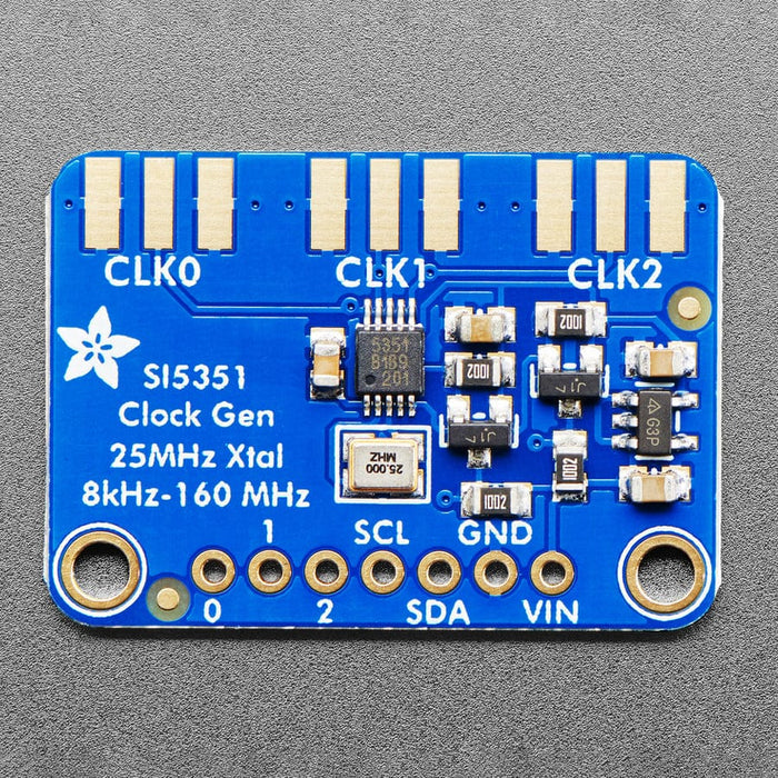 Adafruit Si5351A Clock Generator Breakout Board - 8KHz to 160MHz by Adafruit - The Pi Hut