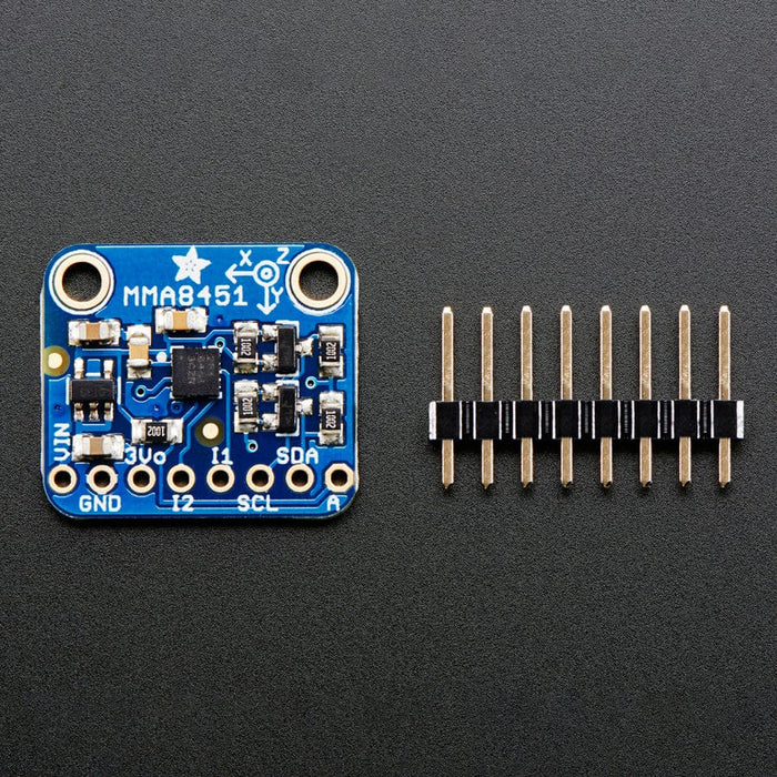 Adafruit Triple-Axis Accelerometer - ±2/4/8g @ 14-bit - MMA8451 by Adafruit - The Pi Hut