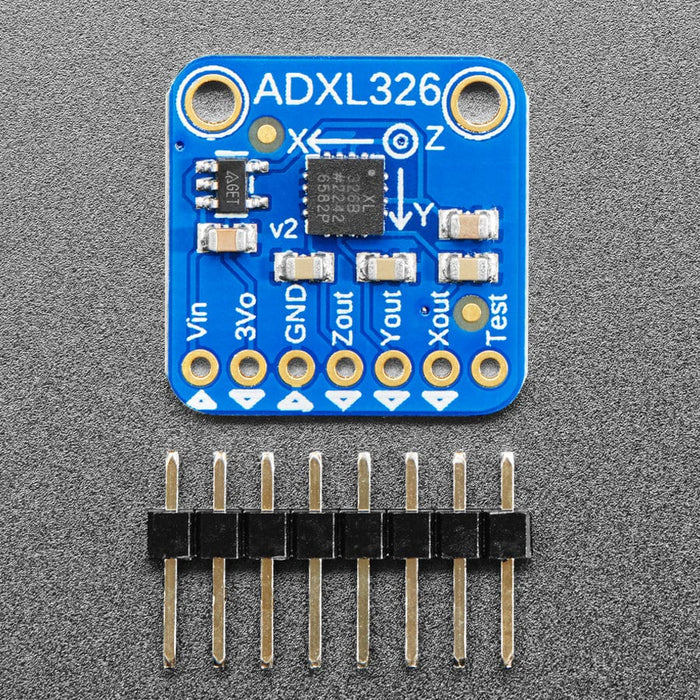 ADXL326 - 5V ready triple-axis accelerometer (+-16g analog out) by Adafruit - The Pi Hut