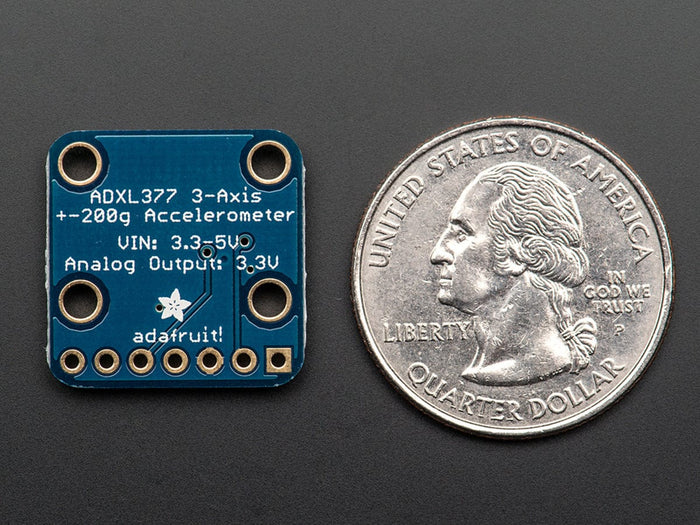 ADXL377 - High-G Triple-Axis Accelerometer (+-200g Analog Out) [Discontinued] by Adafruit - The Pi Hut