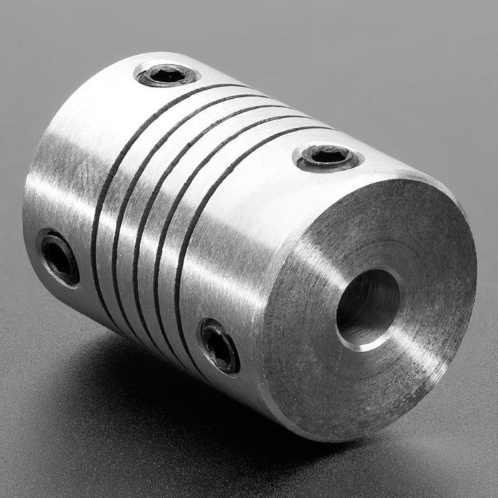 Aluminium Flex Shaft Coupler - 5mm to 5mm by Adafruit - The Pi Hut