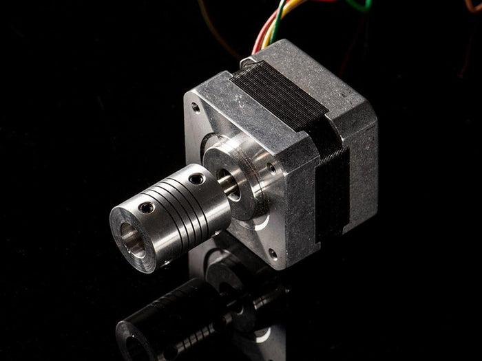 Aluminum Flex Shaft Coupler - 5mm to 10mm [Discontinued] by The Pi Hut - The Pi Hut
