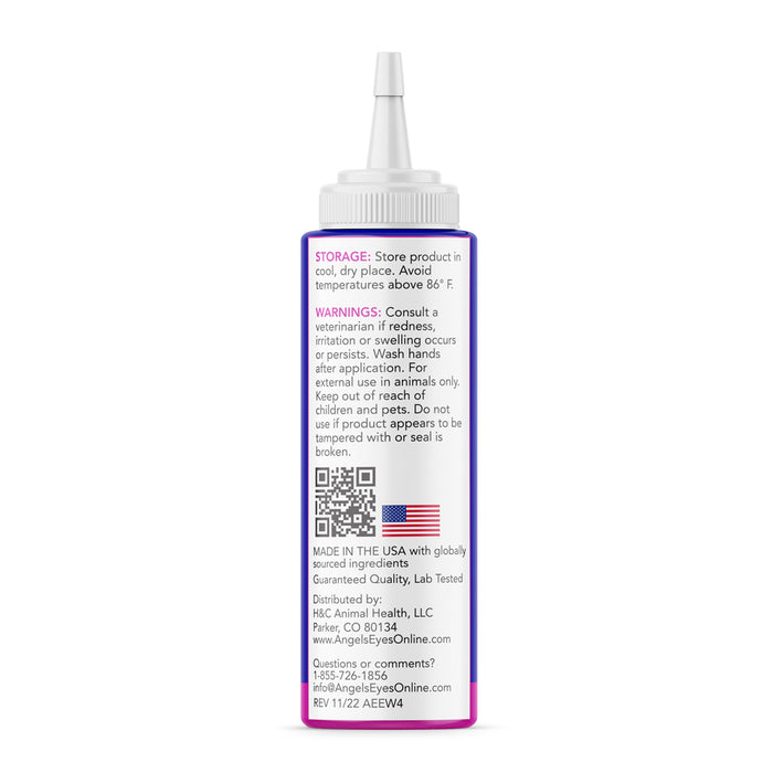 Angels’ Eyes Multi-Purpose Sterile Eye Wash 4 oz for Dogs and Cats