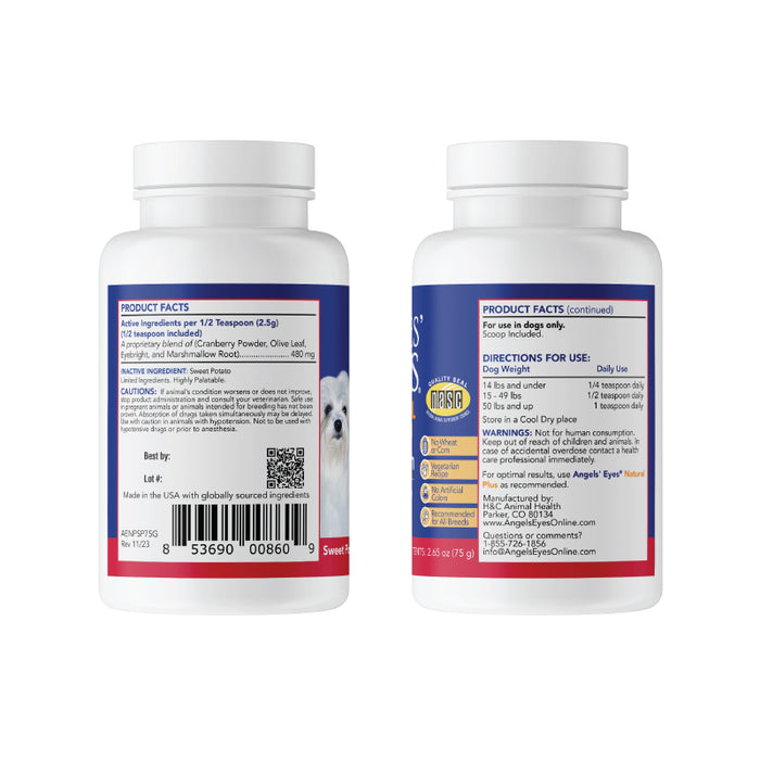 Angels’ Eyes NATURAL PLUS Powder, Sweet Potato Flavor 75g