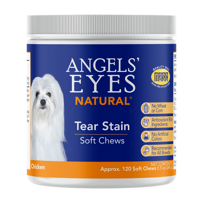 Angels’ Eyes NATURAL PLUS Tear Stain Chew Dogs Chicken 120ct