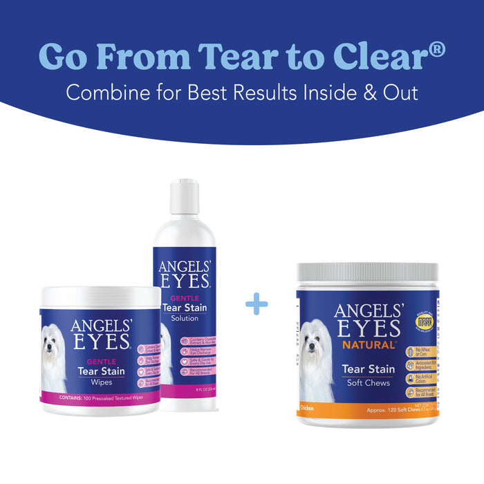 Angels’ Eyes NATURAL PLUS Tear Stain Chew Dogs Chicken 120ct