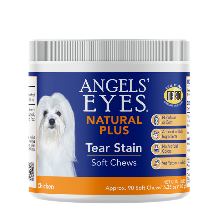 Angels’ Eyes NATURAL PLUS Tear Stain Chew Dogs Chicken 90ct