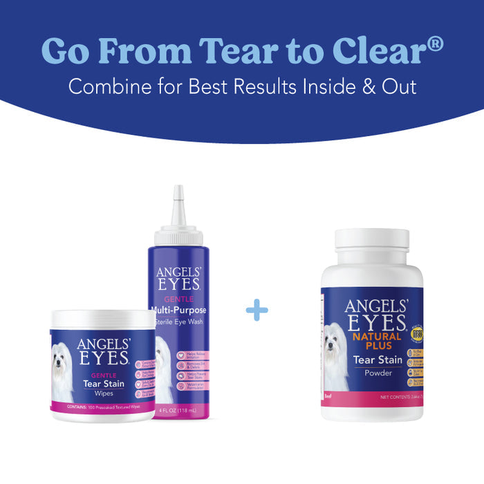 Angels’ Eyes NATURAL PLUS Tear Stain Powder, Beef Flavor