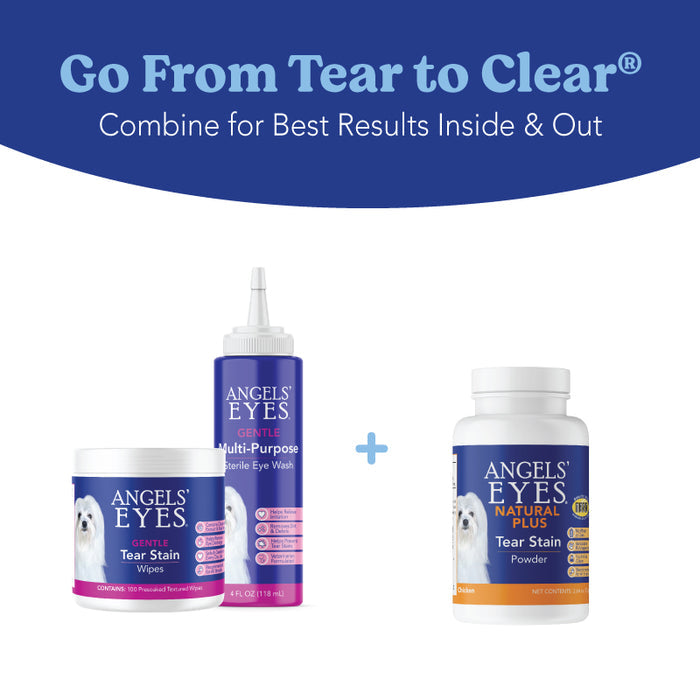 Angels’ Eyes NATURAL PLUS Tear Stain Powder, Chicken Flavor