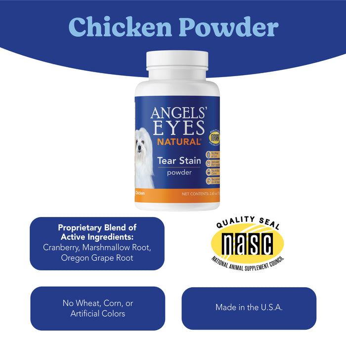 Angels’ Eyes Natural Tear Stain Powder, Chicken Flavor