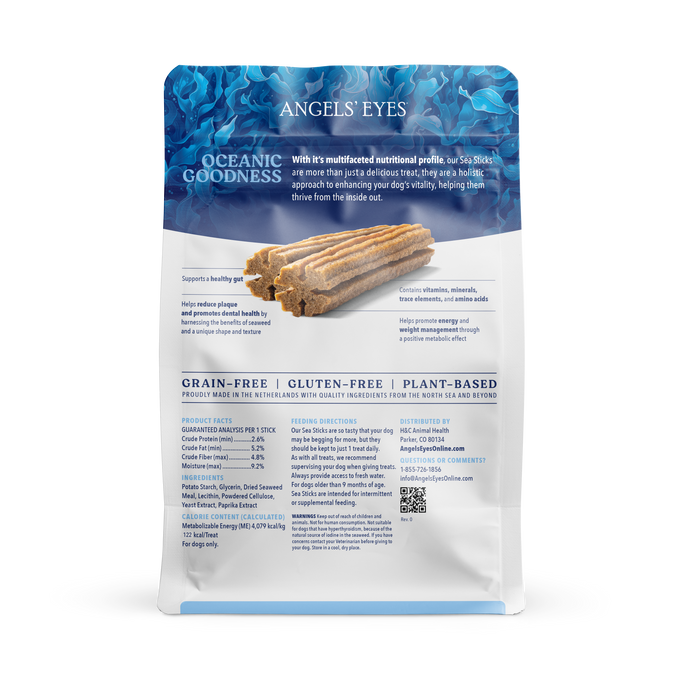 Angels’ Eyes Sea Sticks Multi-Benefit | Nutritional Seaweed Dog Treat