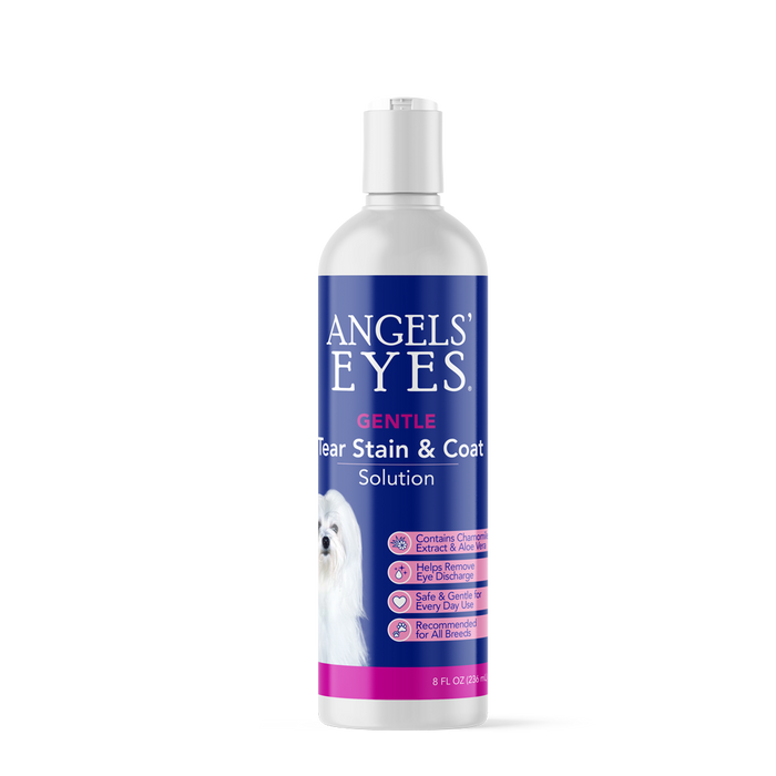 Angels’ Eyes Tear Stain & Coat Solution 8 oz for Dogs and Cats