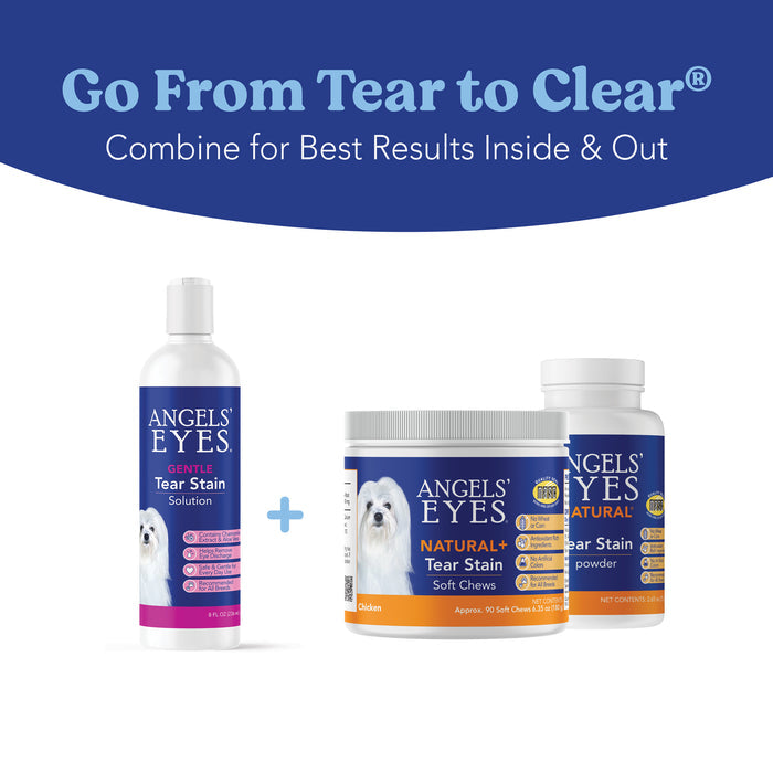 Angels’ Eyes Tear Stain & Coat Solution 8 oz for Dogs and Cats