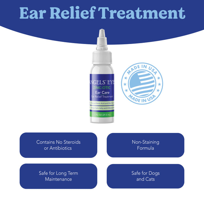 Angels’ Eyes Zinc-Otic Ear Relief for Dog & Cat Infections