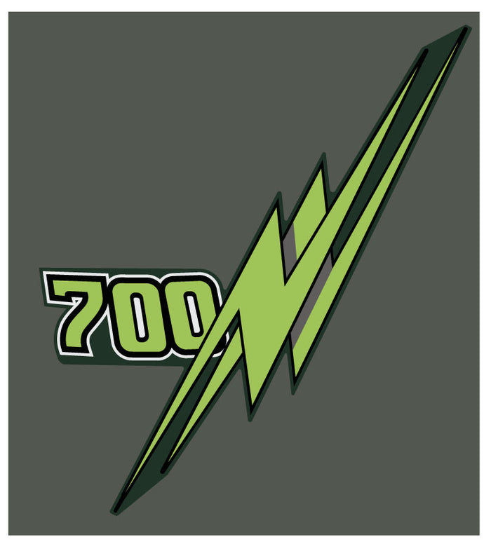 Arctic Cat 1991 Wildcat Top of Hood Decal