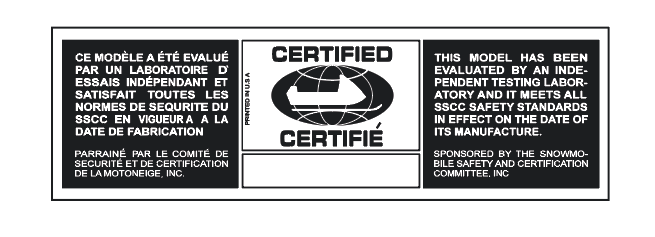 Arctic Cat Certified Decal