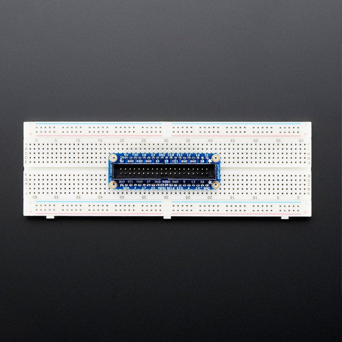 Assembled Pi Cobbler Plus - Breakout Cable (for Pi B+/A+/Pi 2/Pi 3/Pi 4/Pi 5) by Adafruit - The Pi Hut