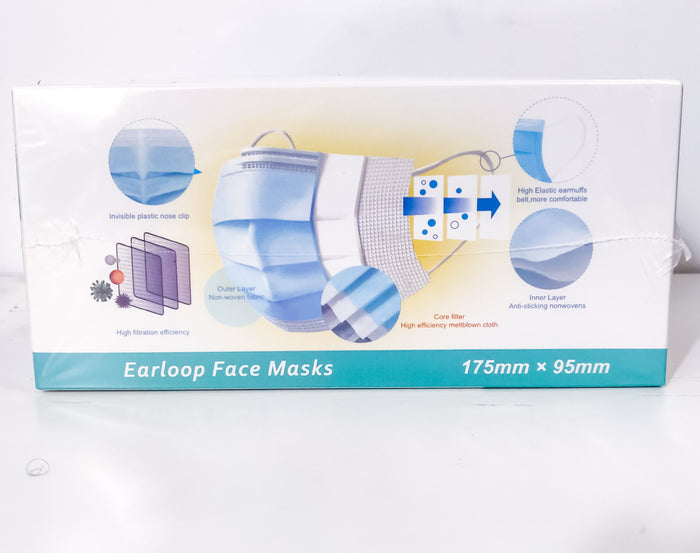 ASTM Level 1 Procedure Mask - 98% filtration -  Disposable - Aoshang - pack of 50