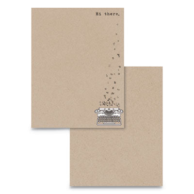 Astrodesigns Pre-Printed Paper, 24 lb, 8.5 x 11, Hi There, 75/Pack (91277)
