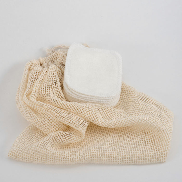 Bamboo Facial Rounds (8 pack)-White-Cheeks Ahoy