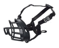 Black Baskerville Ultra basket dog muzzle on a white background