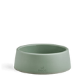 Beco Steady Dog Bowl in green, empty, front view
