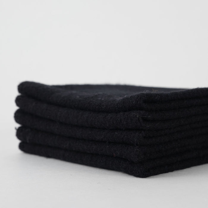 Black Hemp Cloth Wipes-Black-Cheeks Ahoy