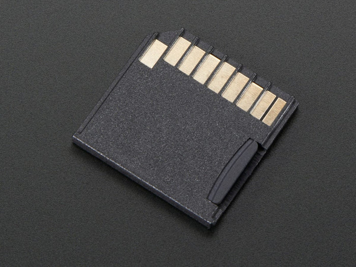 Black Shortening microSD adapter for Raspberry Pi & Macbooks [Discontinued] by The Pi Hut - The Pi Hut