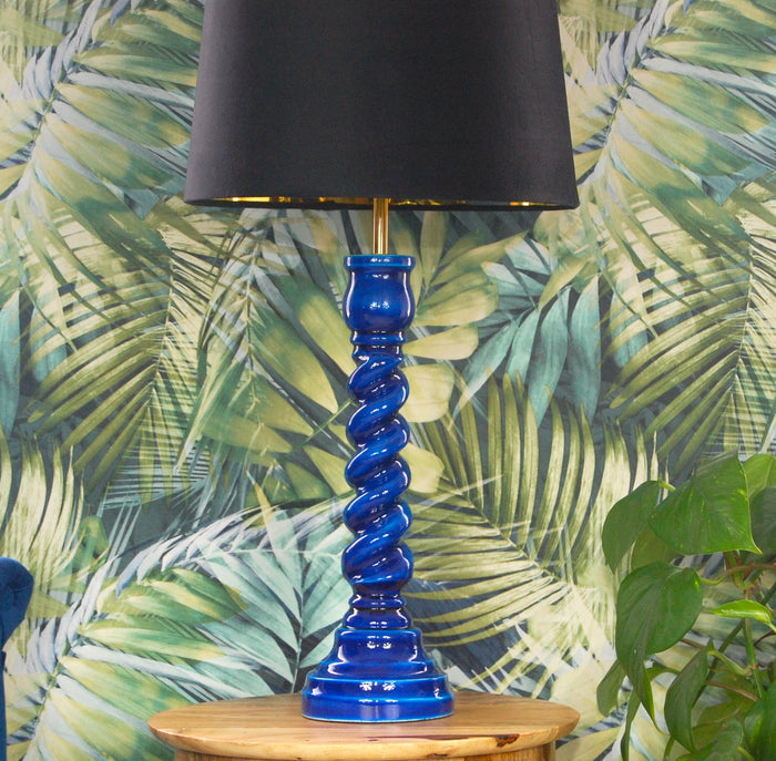 BLUE TABLE LAMP