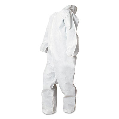 Boardwalk Disposable Coveralls, White, Small, Polypropylene, 25/Carton (00032S)