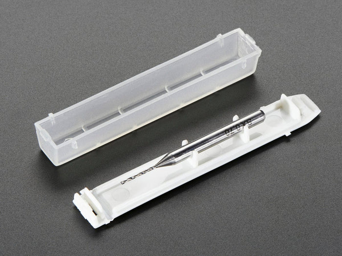 Carbide Square End Mill - 1/8" Shaft - 0.7mm Diameter [Discontinued] by The Pi Hut - The Pi Hut