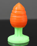 Carrot Plug - Medium, Medium Shaft Firm Base, FLOP (Rips on silicone)