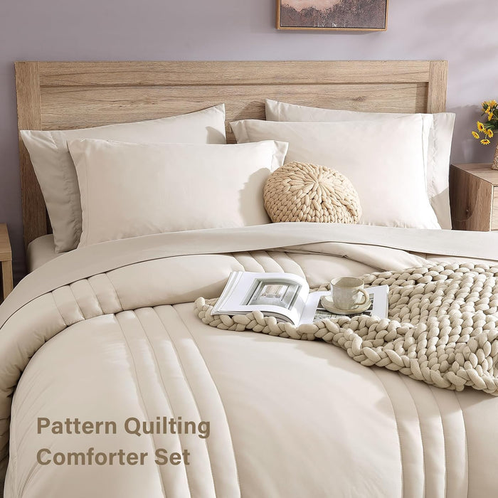 Catami 7-piece Bed in a Bag Comforter Set with Sheets
