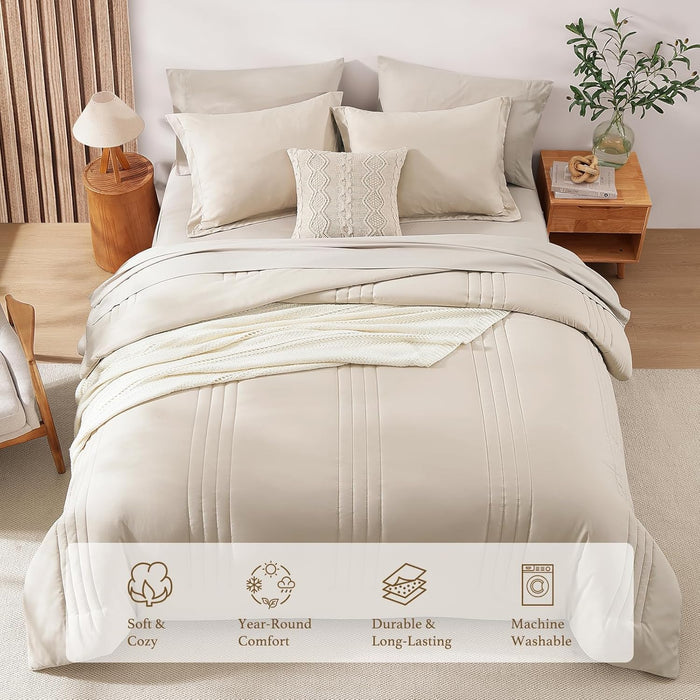 Catami 7-piece Bed in a Bag Comforter Set with Sheets