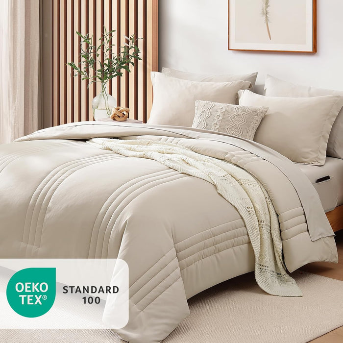 Catami 7-piece Bed in a Bag Comforter Set with Sheets