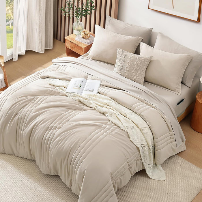 Catami 7-piece Bed in a Bag Comforter Set with Sheets