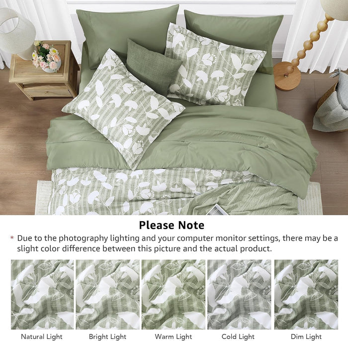 Catami Botanical Flowers Comforter Set